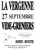 Vide-greniers - La Vergenne