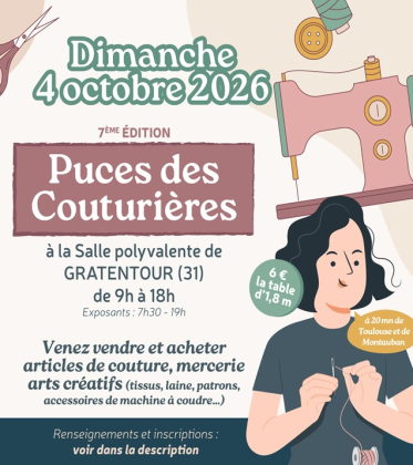 PUCES DES COUTURIERES - Gratentour