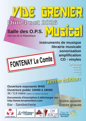 Vide-greniers musical - Fontenay-le-Comte