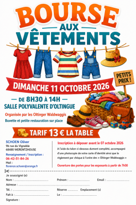 Bourse aux vêtements - Oltingue