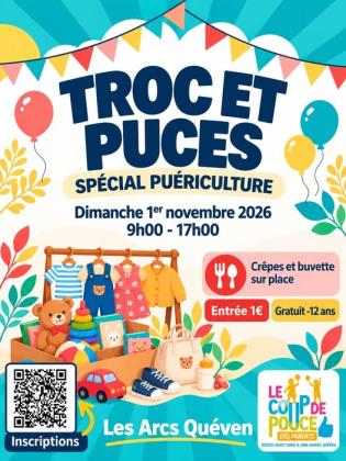 Troc et puces spécial puériculture - Quéven