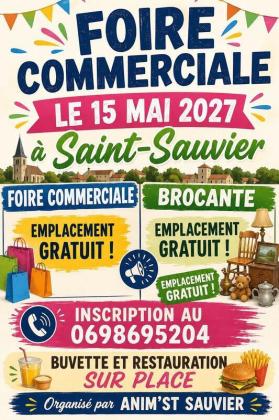 Brocante, Vide-greniers de la foire de mai - Saint-Sauvier
