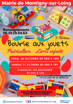 Bourse aux jouets - Montigny-sur-Loing