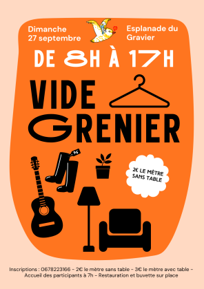 vide grenier calandreta jansemineta 27/09/26 Gravier à Agen