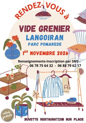 VIDE GRENIER LANGOIRAN