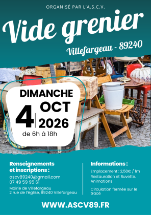 Vide Grenier Villefargeau