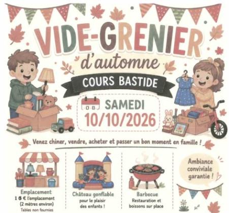 Vide-Greniers d'automne Cours Bastide