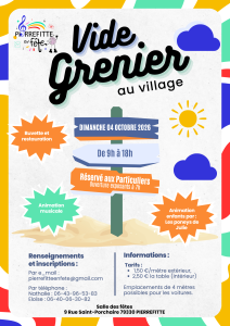 Vide-greniers - Pierrefitte