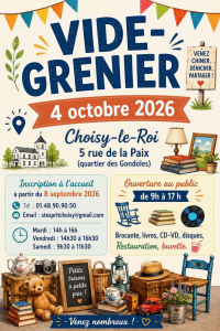 Brocante, Vide-greniers - Choisy-le-Roi