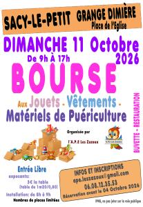 Bourse aux jouets, vêtements, puériculture - Sacy-le-Petit
