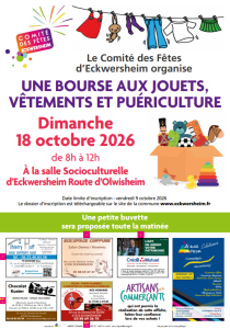 Bourse aux jouets, vêtements et puériculture - Eckwersheim