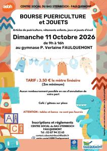 Bourse puériculture et jouets - Faulquemont
