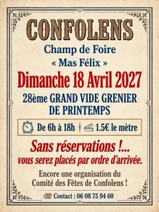 Vide grenier et foire de printemps - Confolens