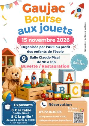 Bourse aux jouets