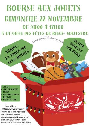 BOURSE AUX JOUETS