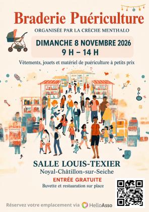 Braderie puériculture - Noyal-Châtillon-sur-Seiche