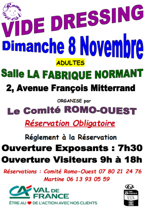 Vide-dressings adultes - Romorantin-Lanthenay