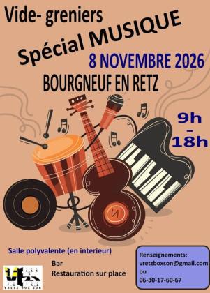 Vide-greniers spécial musique - Bourgneuf-en-Retz