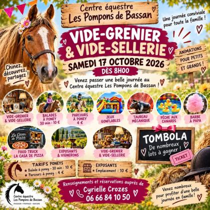 Vide-greniers, vide-sellerie - POMPONS DE BASSAN