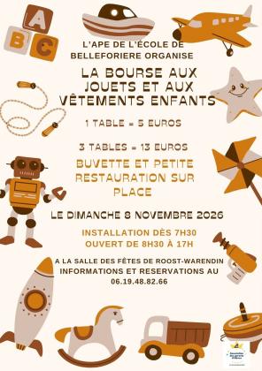 Bourse aux jouets - Roost-Warendin