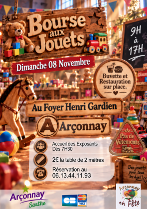 Bourse aux jouets - Arçonnay