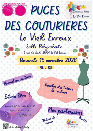 Puces des couturières - Le Vieil-Évreux