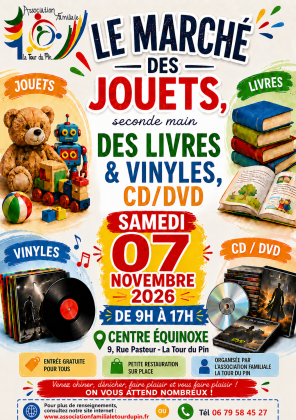 MARCHÉ DES JOUETS, DES LIVRES, VINYLES, CD & DVD - La Tour-du-Pin