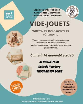 Vide jeux, jouets, puériculture et vêtements enfants - Thouaré-sur-Loire