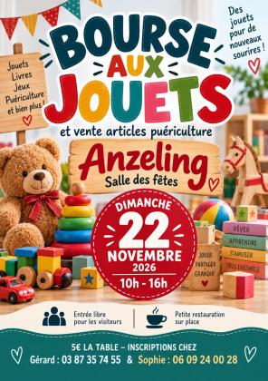 Bourse aux jouets - Anzeling