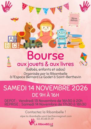 Bourse aux jouets et aux livres - Saint-Berthevin
