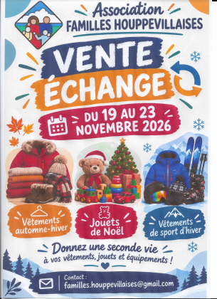 Bourse aux jouets, vêtements de ski et de fêtes - Houppeville
