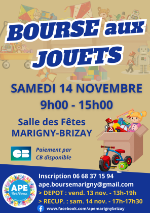 Bourse aux jouets - Marigny-Brizay