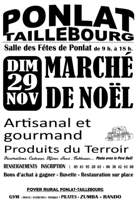 Marché de Noël - Ponlat-Taillebourg