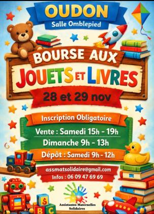 Bourse aux jouets et livres - Oudon