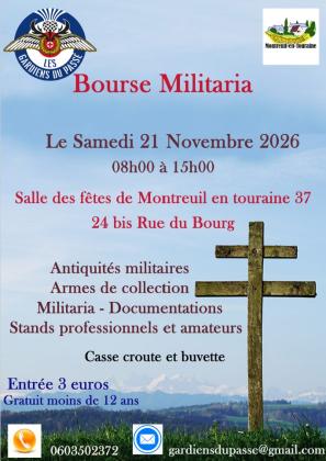 Bourse militaria - Montreuil-en-Touraine