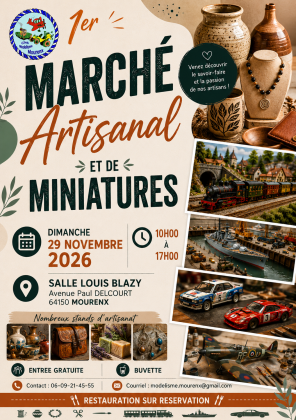 Marché artisans d'art & miniature, modélisme - Mourenx