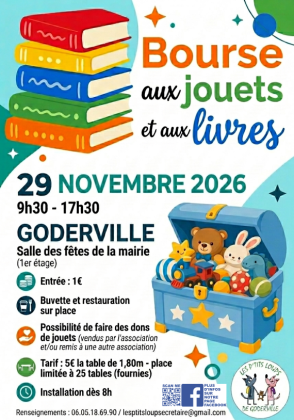 Bourse aux jouets et aux livres - Goderville