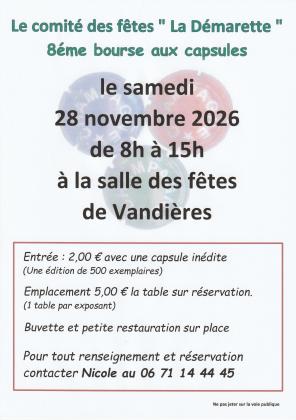 Bourse aux capsules - Vandières