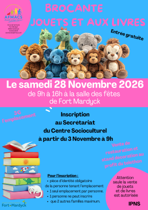 Bourse aux jouets - Fort-Mardyck