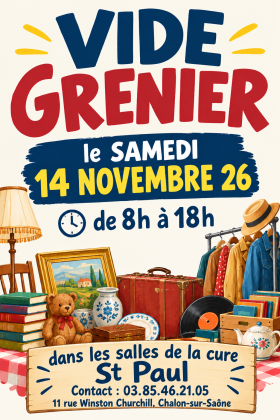 VIDE GRENIER PAROISSIAL