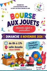 Bourse aux jouets et puériculture - Anse