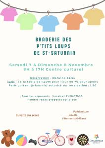 Braderie des ptits loups - Saint-Saturnin