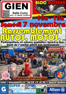 Bourse autos, motos et mécaniques - Gien