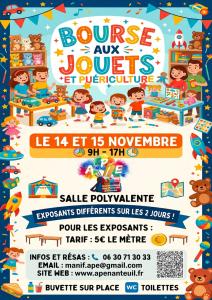 Bourse aux jouets et puériculture - Nanteuil-lès-Meaux