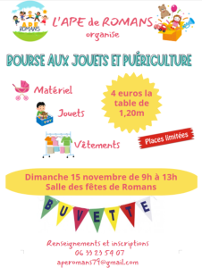 Bourse aux jouets - Romans