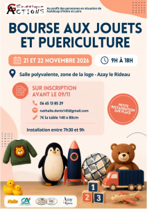 Bourse aux jouets, puériculture - Azay-le-Rideau