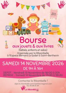 Bourse aux jouets et aux livres - Saint-Berthevin