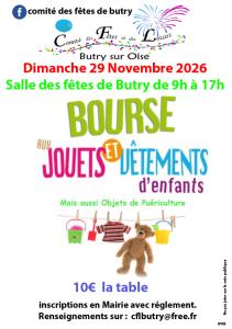 Bourse aux jouets - Butry-sur-Oise