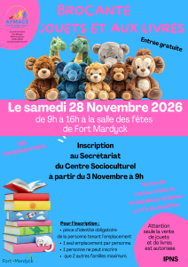 Bourse aux jouets - Fort-Mardyck